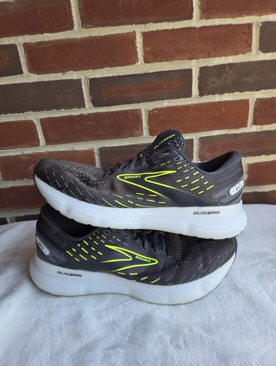 Brooks Other - Brooks Glycerin 20 Running Shoes Gray Lime Men’s Size 10.5 D